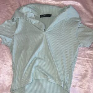 Cute teal top